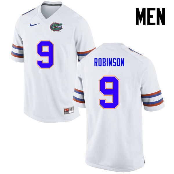 Men Florida Gators #11 Demarcus Robinson College Football Jerseys-White - Click Image to Close